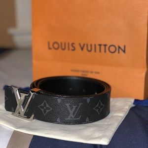 Louis Vuitton | Accessories | Louis Vuitton Reversible Monogram Belt ...